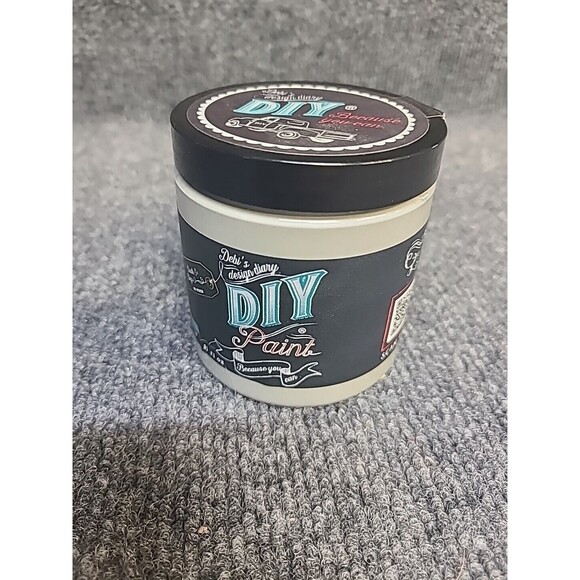 NEW Debi's Design Diary DIY Paint in Gravel Road Gray 8oz Chalk Paint Half Pint - Picture 2 of 4